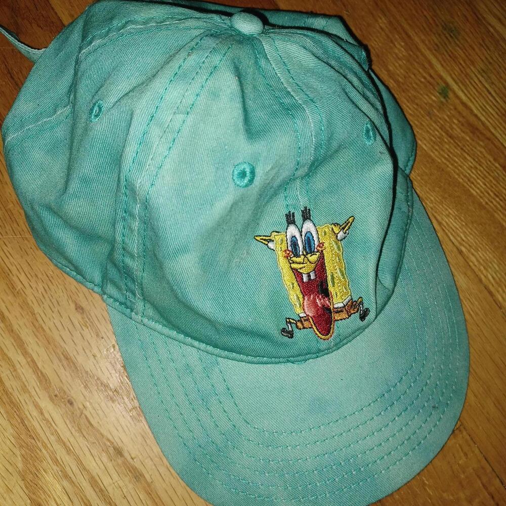Spongebob Embroidered soft top hat